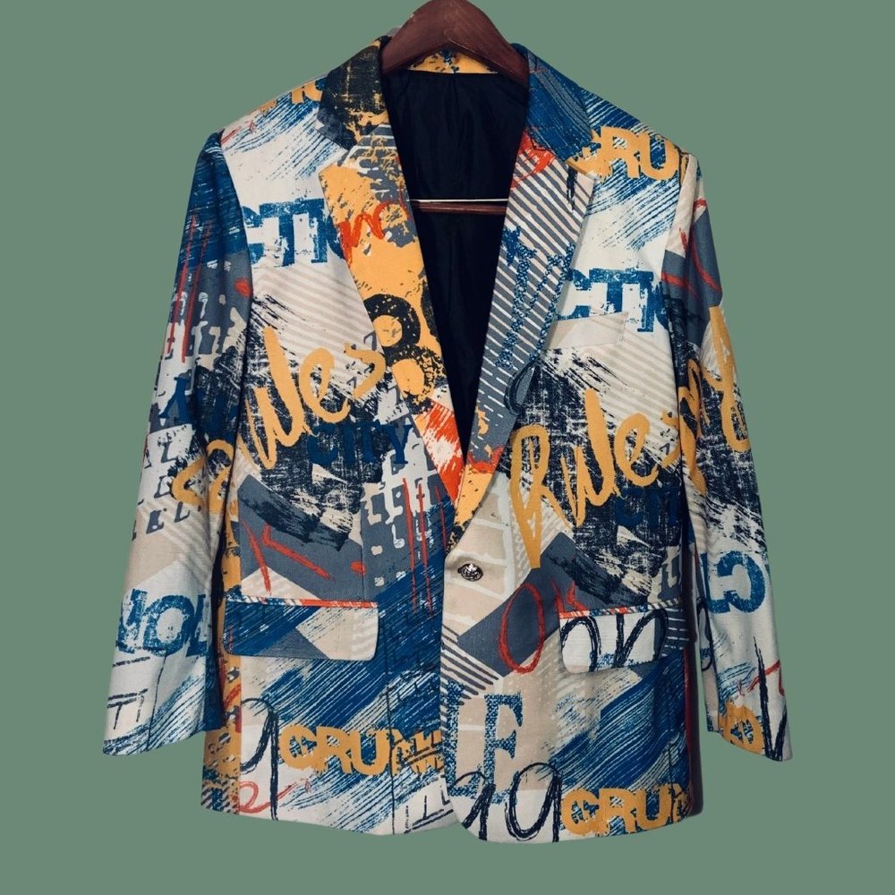 CLEARANCE: Printed Blazer
